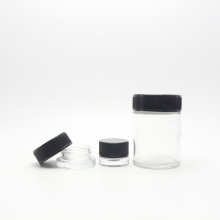 Child proof 5ml 7ml 9ml Resistant Glass jars with resistant cap CF-46AN